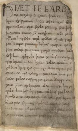 Beowulf - first page
